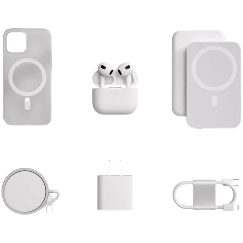 Ensemble d accessoires pour bo tier cadeau Apple Iphone 13 Pro Max chargement sans fil AirPods